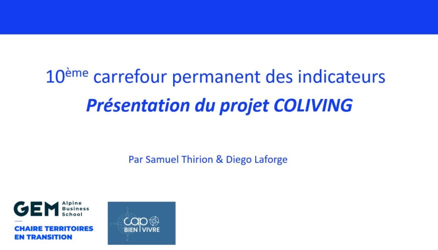 Replay – 10ème Carrefour Permanent des Indicateurs, organisé par la Chaire Territoires en Transition